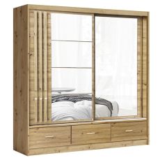 Lükandustega riidekapp Canada CA-3-200, 200x59xK215 cm