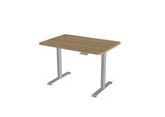 Elektriliselt kõrguses reguleeritav laud MASTER 120x80, R60 ümardatud nurgad