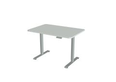 Elektriliselt kõrguses reguleeritav laud MASTER 120x80, R60 ümardatud nurgad