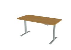 Elektriselt kõrguses reguleeritav laud MASTER 160x80, R60 ümardatud nurgad