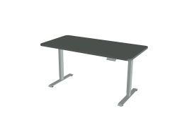 Elektriselt kõrguses reguleeritav laud MASTER 160x80, R60 ümardatud nurgad
