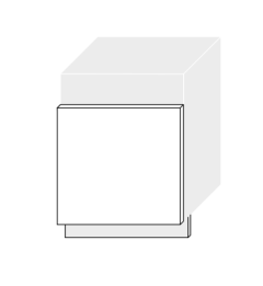 Nõudepesumasina esipaneel Optimum ZM 60-57, 60x1,9xK57 cm