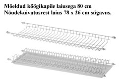 Nõuderest 80 cm