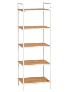 Riiul BAMBOO 5-ne valge