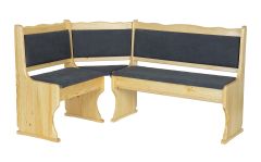 Nurgapink NR107, 150x110xK86 cm, mänd, naturaalne +kangas 21