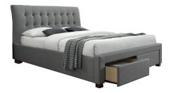 Pesusahtlitega voodi Percy, 160x200 cm, kangas