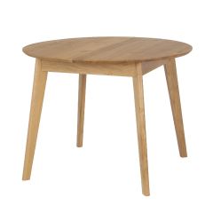 Söögilaud ümmargune ST362, 90xK75 cm, tamm, naturaalne