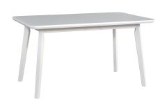 Pikendatav söögilaud Oslo 7, 140-180x80xK75 cm, valge MDF+ valge