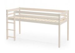 Poolkõrge lastevoodi Nova-1106, 80x200xK107 cm, valge