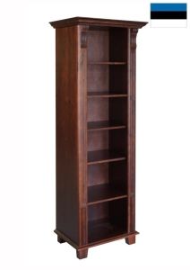 Raamaturiiul Monaco MO-133, 66x47xK182 cm, mänd, 38 tumepruun