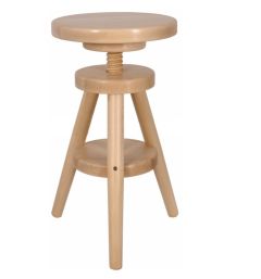 Reguleeritav baaripukk KT243, 35x35xK52-70 cm,  naturaalne