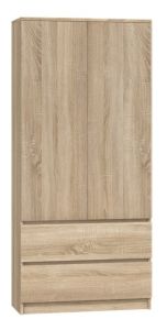 Riidekapp Malwa SS90, 90x50xK180 cm, sonoma