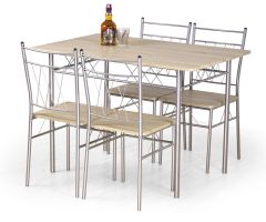 Söögilauakomplekt Faust, 110x70xK75 cm, laud + 4 tooli