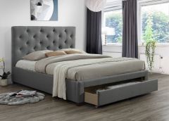 Voodi SAN MARINO helehall 160x200