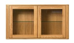 Seina vitriinkapp Lausenne 21, 9913, 108x30xK61,4 cm, tamm, naturaalne õli