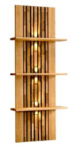 Seinariiul Tramonto 33, 59x21,8xK133,9 cm, tamm, õlitatud