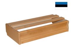 Moodulriiuli sokkel suur, 87x40xK17,5 cm, kasepuit, lakitud