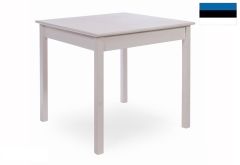 Laud Sume, 75x75xK72 cm, mänd, valge