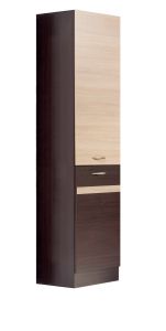 Köögi põrandakapp Eliza EZ19/D50C, 50x56xK195 cm, korpus-Wenge tamm ja esikülg-Wenge tamm