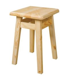 Taburet KT248, 30x30xK45 cm, mänd, naturaalne