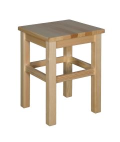 Taburet KT258, 32x32xK45 cm, mänd, naturaalne