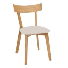 Tool KT385, 58x56xK80 cm, naturaalne tamm, kangas