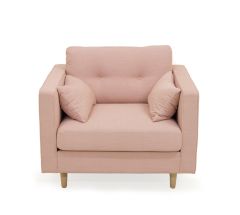 Tugitool Cognac, 98x90xK85 cm, kangas