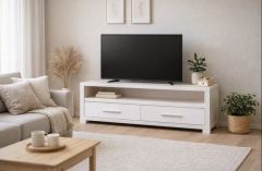 TV-alus Helsinki-120x43xK47 cm, valge