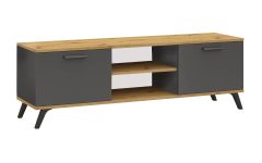 TV-Alus Ralf 01, 150x40xK44 cm, grafiit +artisan tamm