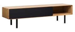 TV alus Tokyo 3.0.2, 15044MR, tamm, naturaalne õli +must MDF