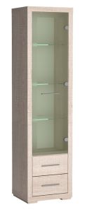 Vitriinkapp Vegas V12, 49x40,5xK192 cm