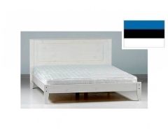 Voodi Vanamo 120x200, madal jaluts, vähekattev valge17