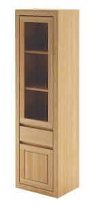 Vitriinkapp KW401, 56x41xK190 cm, pöök, naturaalne