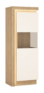 Vitriinkapp Lyon Jasny LYOV01 P, 59,7x42xK164,1 cm, parempoolne