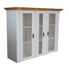 Vitriinkapp Monaco MO-103, 103x42xK182 cm, 38 tumepruun