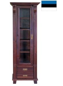 Vitriinkapp Monaco MO-104, 65x47xK182 cm, 38 tumepruun