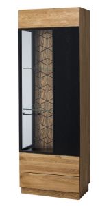 Vitriinkapp Mosaic 11, 67x42xK196 cm, tamm