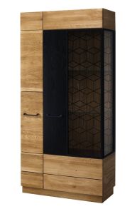 Vitriinkapp Mosaic 12, 95x42xK196 cm, tamm