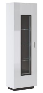 Vitriinkapp Ravena RAVV01, 63,5x38,7xK201,9 cm, vasakpoolne