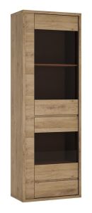 Vitriinkapp Shetland TYP01, 66x40xK197 cm, uks vasakul pool