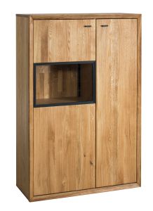 Vitriinkapp Vigo-45, 90x39xK137 cm, tamme, õlitatud