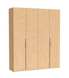 Voltustega riidekapp Bari, 200x58xK241 cm, Egger tamm