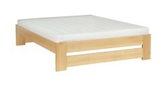 Voodi LK187, pöök, naturaalne