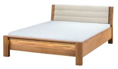 Voodi Velvet 76 160x200 cm, tamm, beež peats